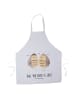 Mr. & Mrs. Panda Schürze Eulen Liebe mit Spruch in Weiß
