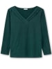sheego by Joe Browns Langarmshirt in tiefgrün