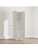 HOMCOM Kleiderschrank-40L x 52B x 180H cm-Weiß