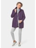 GOLDNER Kurzgröße:  Mantel Weicher Wollmantel in moderner Optik in lila