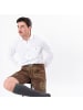Occulto Trachten Lederhose Geissberg in Dunkelbraun