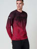 KOROSHI Langarm-t-shirt in rot