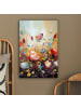 MuchoWow Leinwand Bilder Blumenmeer