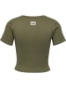 Hummel T-Shirt Hmlpulse Damen in DUSTY OLIVE