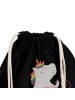 Mr. & Mrs. Panda gymnastiktasche Einhorn Näherin mit Spruch in Schwarz
