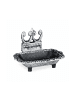 relaxdays Seifenschale in Silber