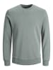 Jack & Jones Basic Sweater Langarm Sweatshirt Rundhals Pullover JJEBASIC in Grau-4