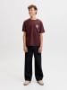 JACK & JONES Junior T-Shirt Baumwolle Jjboye in bitter chocolate