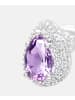 Diamant L'éternel Ohrhänger aus 375 Weißgold mit Diamant mit Amethyst
