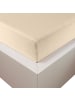 Traumschloss Premium Plus Edel-Jersey Spannbettlaken in creme