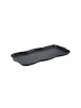 relaxdays 3x Schuhabtropfschale in Schwarz - (B)75 x (H)3 x (T)38 cm