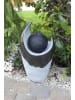 Kiom Led Gartenbrunnen FoSferico 38 x 70 x 24 in grau / dunkelgrau