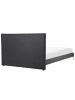 Beliani Doppelbett LIMOUX in Schwarz - (W) 147 x (H) 96 x (L) 213 cm