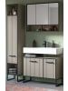 Inn.Furn Badmöbel-Set 3-teilig Scana in schwarz, sand 125 cm, Kombination mit Soft-Close