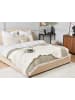 Beliani Kuscheldecke ALAZEYA in Beige/Gold - (W) 130 x (H) 1 x (L) 180 cm