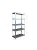 relaxdays Schwerlastregal in Silber - (B)90 x (H)180 x (T)40 cm
