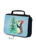 Mr. & Mrs. Panda Kulturbeutel Pinguin Weihnachtsbaum ohne Spruch in Eisblau