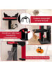 COSTWAY Kratzbaum Katzenhaus Gothic Halloween in Schwarz