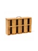 relaxdays Teebeutelspender in Natur - (B)33,5 x (H)22 x (T)10 cm