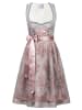 Edelnice Midi Dirndl 2-teilig Aurelie in silber, rosé