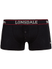 Lonsdale Boxershort "Oakworth" in Schwarz