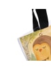 Mr. & Mrs. Panda Damen Schultertasche Eule Zufrieden Design mit ... in Weiß