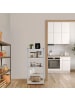 relaxdays 2 x Schwerlastregal in Silber - (B)70 x (H)150 x (T)30 cm