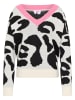 myMo Damen Strickpullover in Weiss
