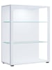 ebuy24 Vitrinenschrank Glasol 7 Weiß 70 x 35 cm