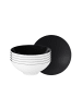 Seltmann Weiden 6er Set Dessertschalen Life Fashion in ø 14,6 cm in Glamorous Black