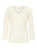 Kaffe Langarm-Bluse KAlace Regular fit in Chalk