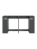 ebuy24 Waschmaschinenschrank Free (4-teilig) Anthrazit 190 x 60 cm