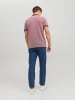 Jack & Jones Polo T-Shirt Pique Kurzarm Hemd Basic JPRBLUWIN in Rot