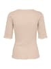 SAINT TROPEZ Kurzarm-Bluse GruSZ Fitted in Atmos Melange