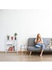 relaxdays Standregal in Weiß - (B)61 x (H)82,5 x (T)29 cm
