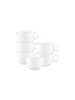 6er Set Espressotassen Sento Home Pure Lines in Mango Orange 80 ml