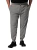 Men Plus Lange Sweathose in dunkelgrau melange