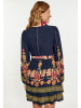 usha FESTIVAL Damen Kleid in Marine Mehrfarbig