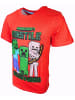 Minecraft T-Shirt Minecraft Hostile Behaviour in Rot