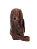 Greenburry Rugged Umhängetasche Leder 21 cm brown