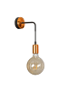 Licht-Erlebnisse Wandlampe (B)16 x (H)20 cm in Schwarz Kupfer
