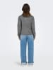 ONLY Strickpullover in Dark Grey Melange