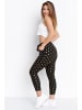 Arizona-Shopping lockere Hose Poptrash Pants Bindegürtel Gold Punkte in Schwarz