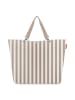 Reisenthel Shopper Tasche Xl 68 cm in summerstripes coffee