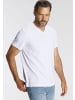 H.I.S. V-Shirt in weiss