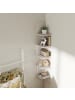 VASAGLE Eckregal Ellan in Beige - (B)20 x (H)126 x (T)20 cm