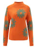 Aniston SELECTED Strickpullover in orange-grün