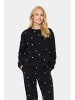 SAINT TROPEZ Sweatshirt DagnaSZ Casual fit in Black Ice Harts
