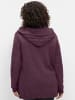 sheego by Joe Browns Kapuzenstrickjacke in brombeer