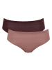 Sloggi Panty 2er Pack in Beere/Rosa